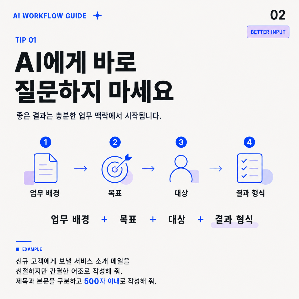 AI Workflow Guide 02 업무 맥락 전달하기