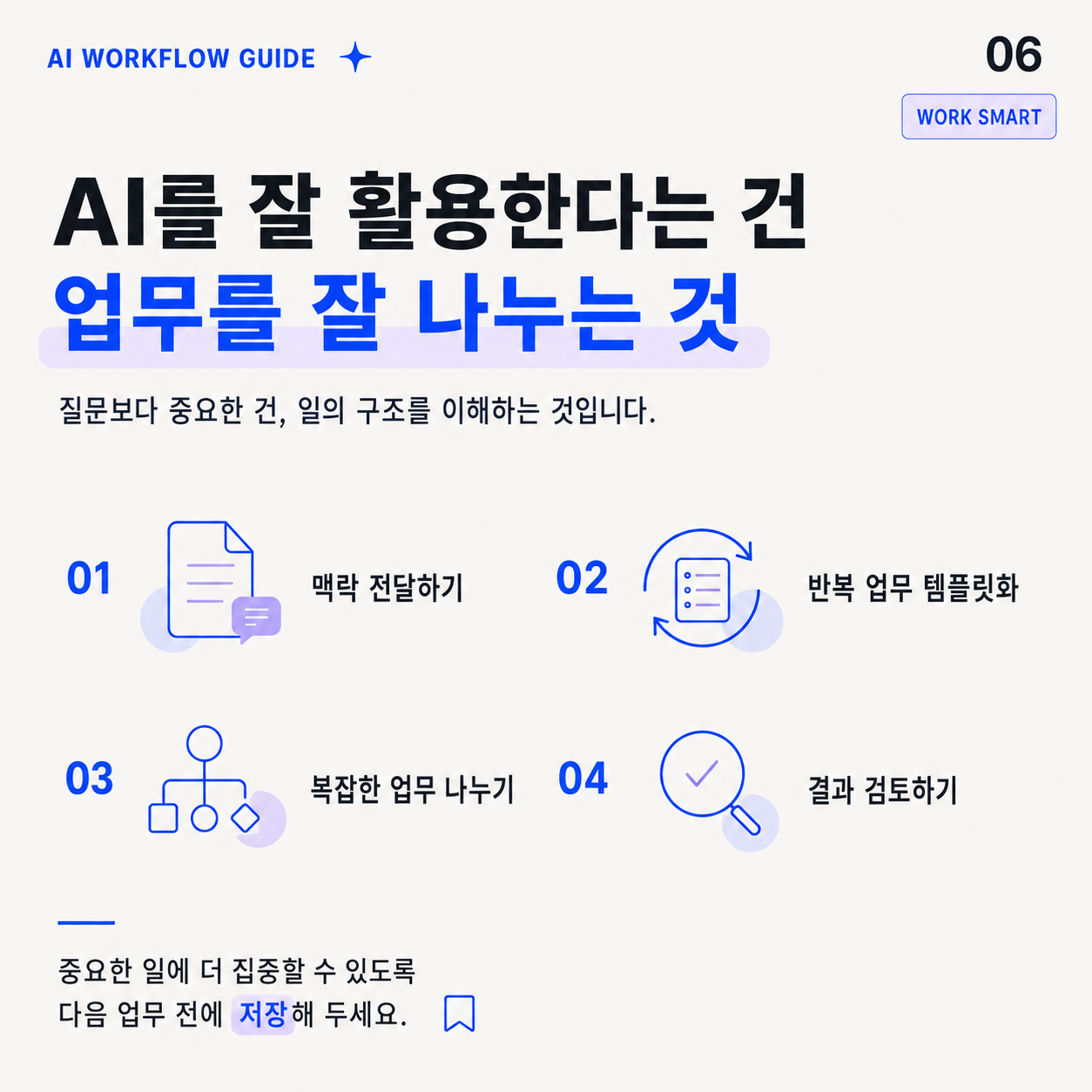 AI Workflow Guide 06 핵심 내용 요약